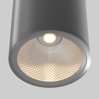 Détail du plafonnier extérieur avec LED intégrée chaude