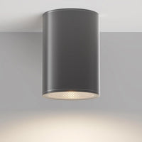 Plafonnier extérieur IP65 fixé au plafond d'une terrasse