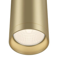 Spot cylindrique en acier orientable avec ampoule GU10 à choisir