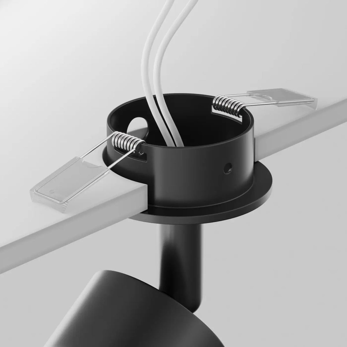Spot orientable blanc au-dessus d'un îlot de cuisine., vue 9