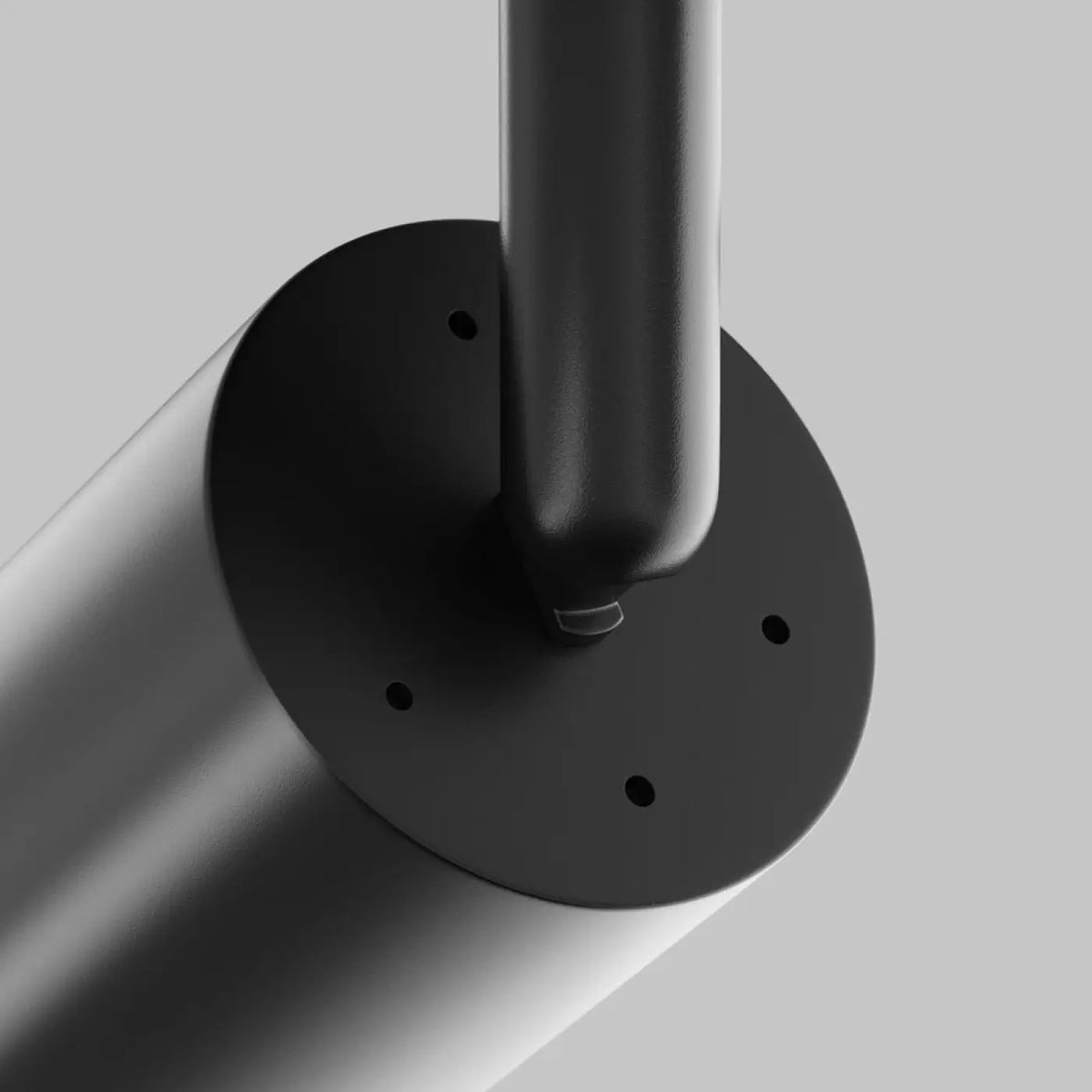 Spot orientable en aluminium noir pour plafond moderne design., vue 7