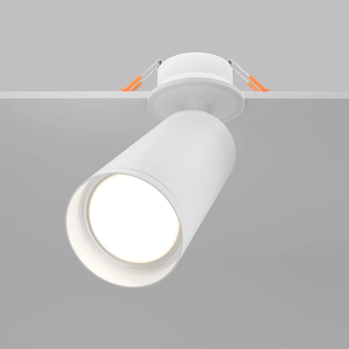 Spot orientable dirigeant la lumière vers une bibliothèque murale., vue 11
