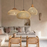 Lampe Suspendue Artisanale Forme Chapeau