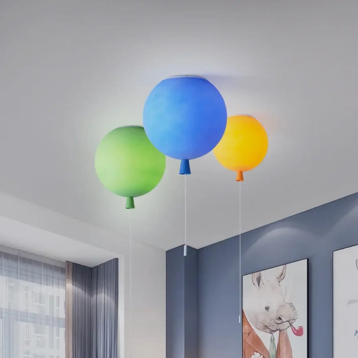 Lampe Suspendue Ballon Gonflé pour Chambre Enfant