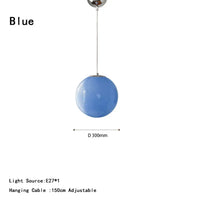 Suspension Boule en Verre Contemporaine