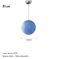 Suspension Boule en Verre Contemporaine