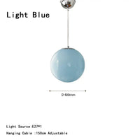 Suspension Boule en Verre Contemporaine