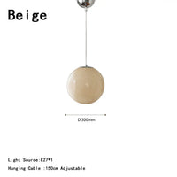 Suspension Boule en Verre Contemporaine