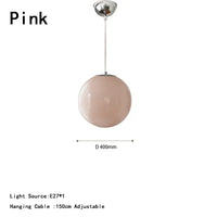 Suspension Boule en Verre Contemporaine