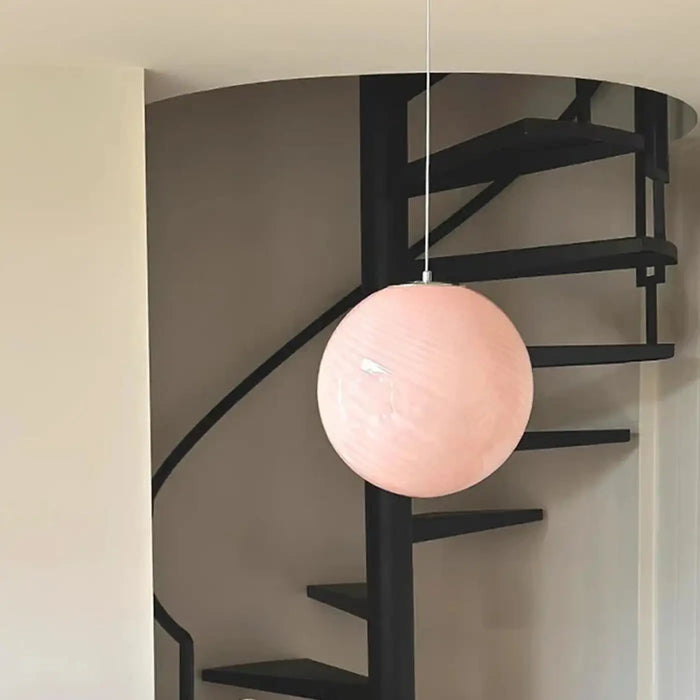 Suspension Boule en Verre Contemporaine