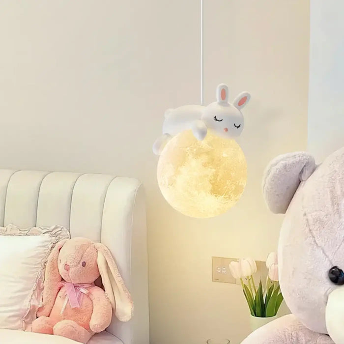 Lampe Suspendue Boules Animaux pour Chambre Enfant