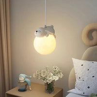 Lampe Suspendue Boules Animaux pour Chambre Enfant