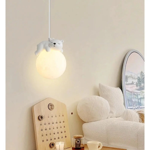Lampe Suspendue Boules Animaux pour Chambre Enfant