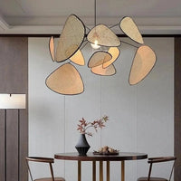 Lampe Suspendue en Cannage Forme Pétales