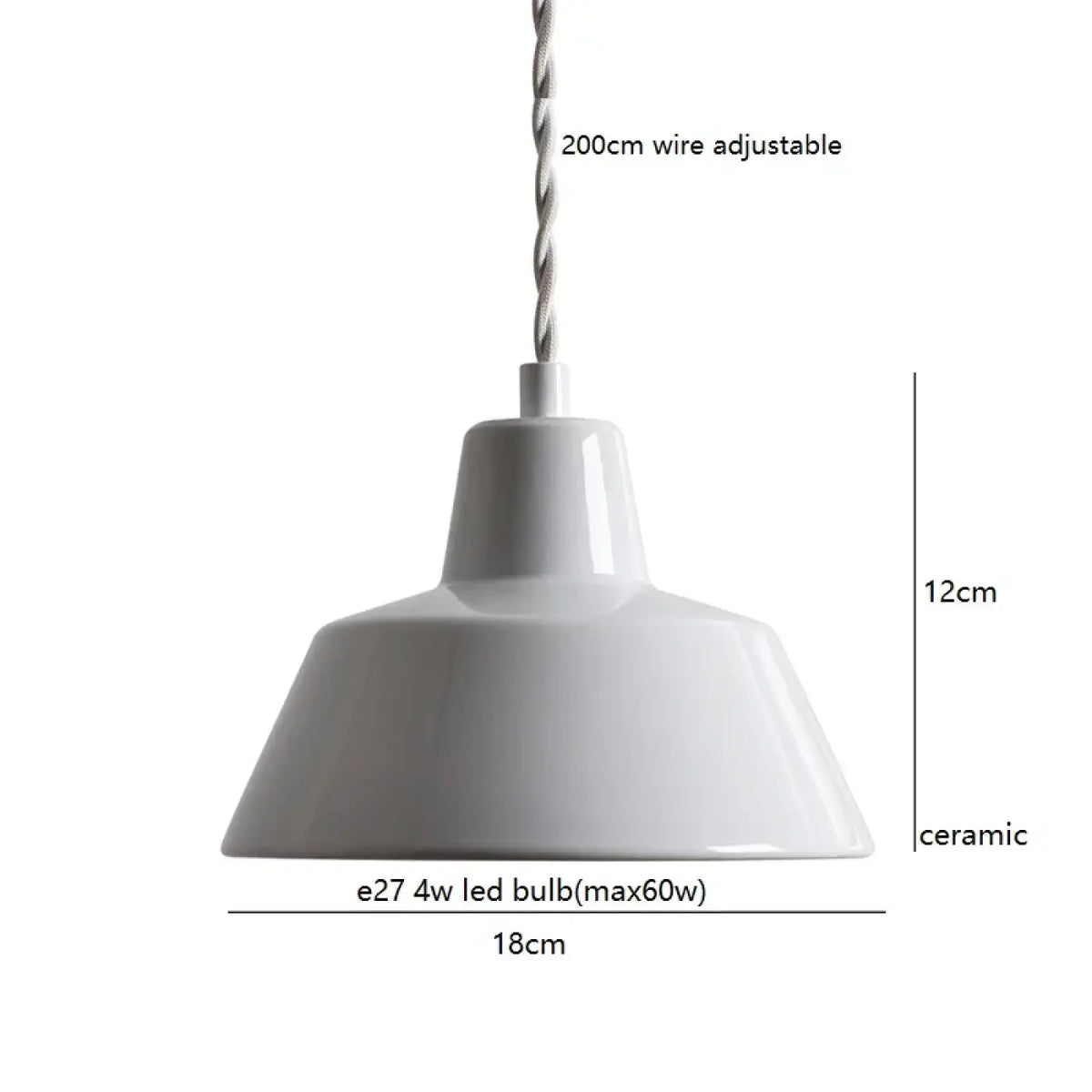 Suspension Céramique Atelier Minimaliste