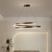 Lampe Suspendue LED à Anneaux Lumineux