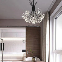 Lustre Suspendu en Cristal Doré