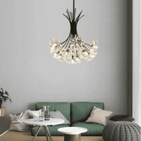 Lustre Suspendu en Cristal Doré