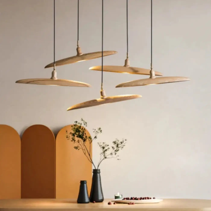 Lampe Suspendue Zen en Bois Naturel