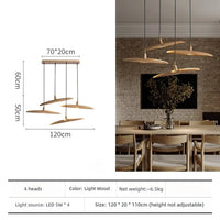 Lampe Suspendue Zen en Bois Naturel