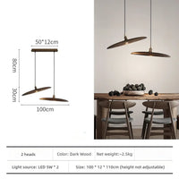 Lampe Suspendue Zen en Bois Naturel