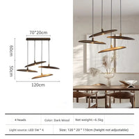 Lampe Suspendue Zen en Bois Naturel