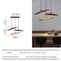 Lampe Suspendue Zen en Bois Naturel