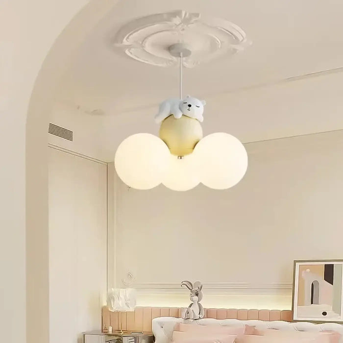 Lampe Suspendue Nuage Décorative pour Enfant