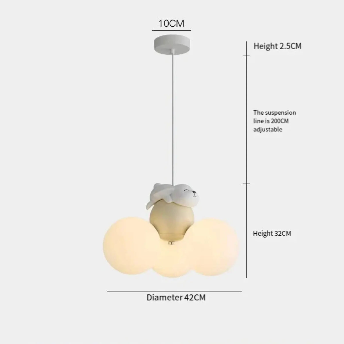 Lampe Suspendue Nuage Décorative pour Enfant