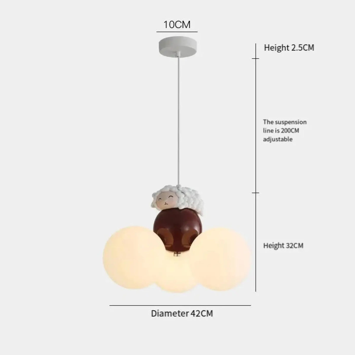 Lampe Suspendue Nuage Décorative pour Enfant