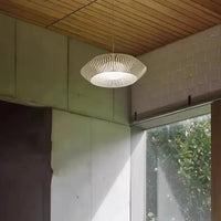 Suspension Ajourée en Bois pour Salle à Manger
