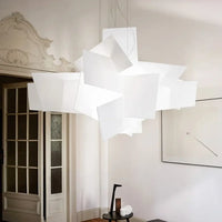 Lampe Suspendue Ruban Croisé pour Salon