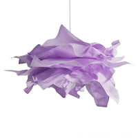 Suspension Artistique en Papier Froissé Multicolore