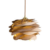 Lampe Suspendue Blanche Ondulée Effet Pétales