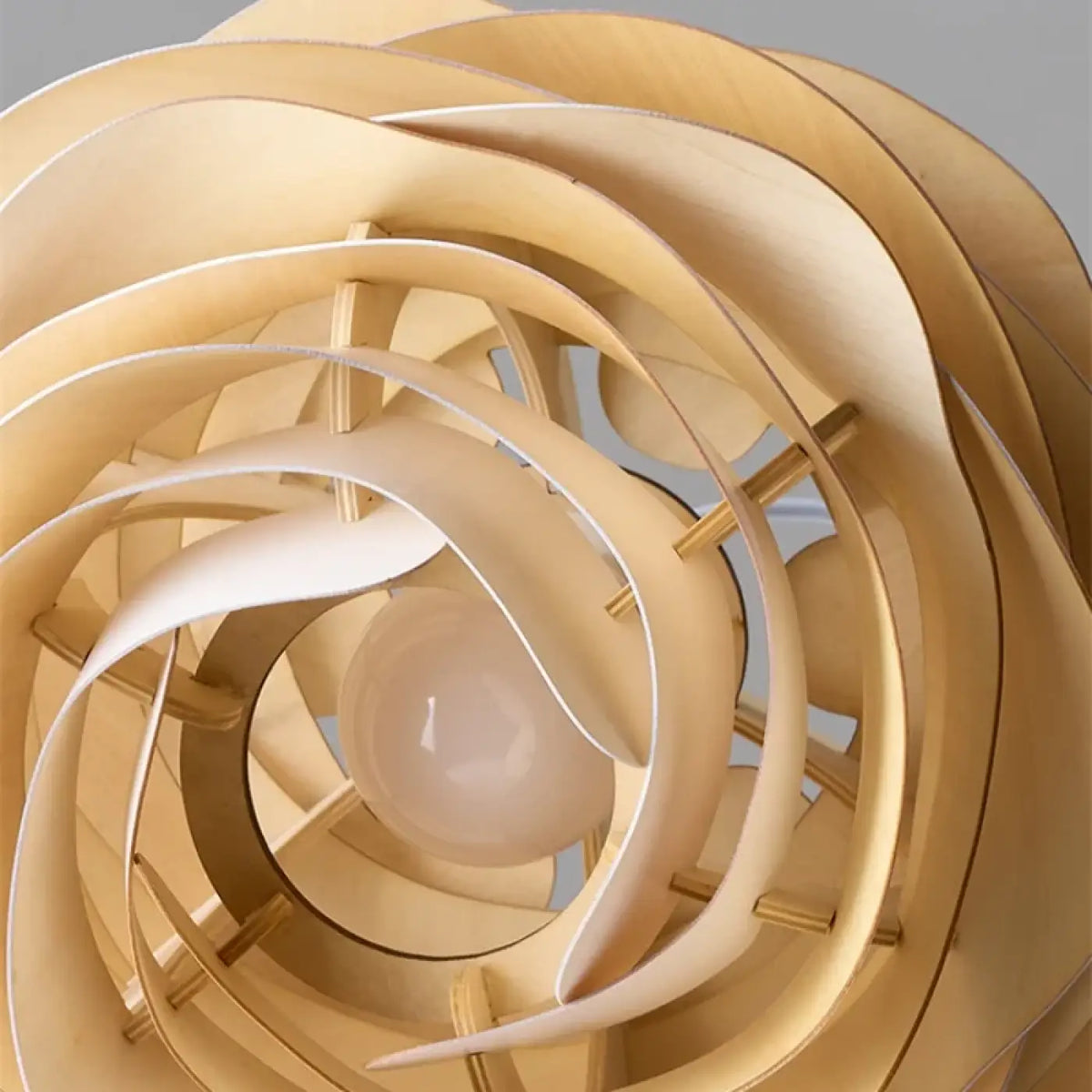 Lampe Suspendue Blanche Ondulée Effet Pétales