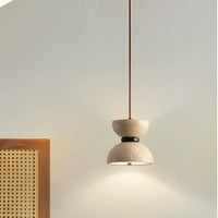 Lampe Suspendue LED en Pierre Beige