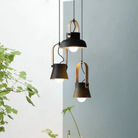Suspension Scandinave Multicolore avec Bois