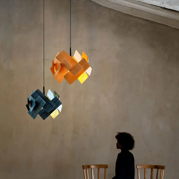 Lampe Suspendue Sculpturale LED Contemporaine
