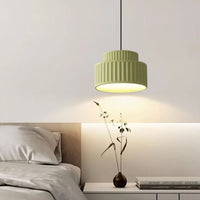 Lampe Suspendue Abat-Jour Plissé pour Chambre