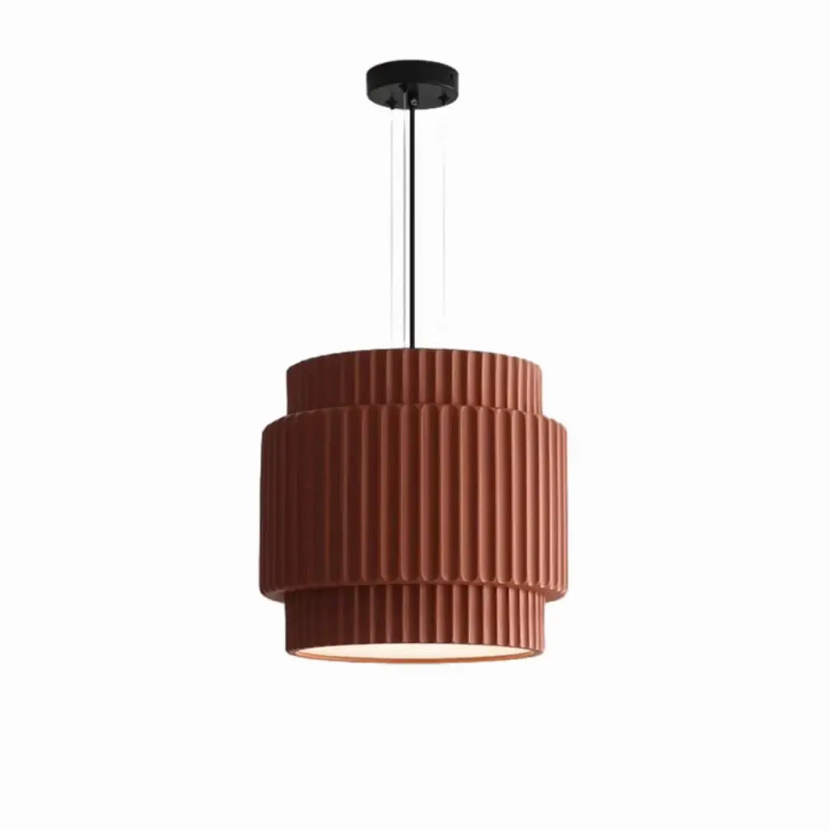 Lampe Suspendue Abat-Jour Plissé pour Chambre