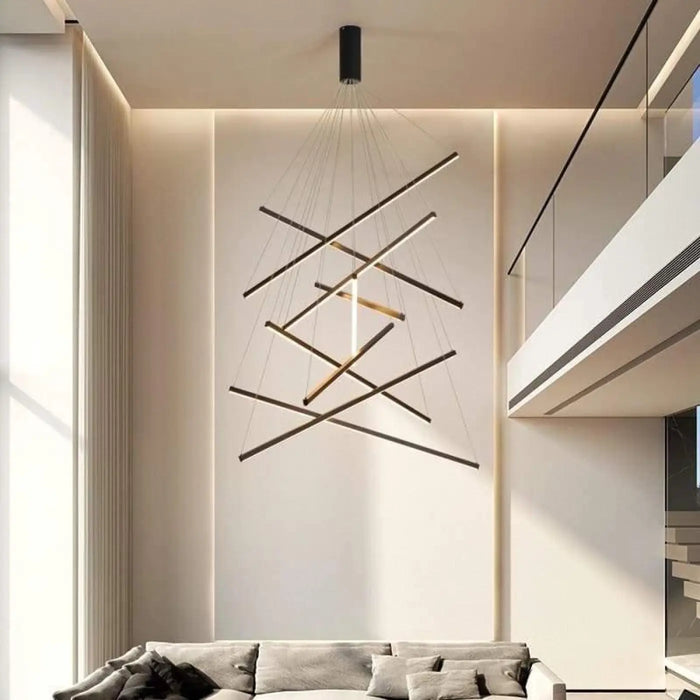 Suspension Escalier XXL pour Haut Plafond