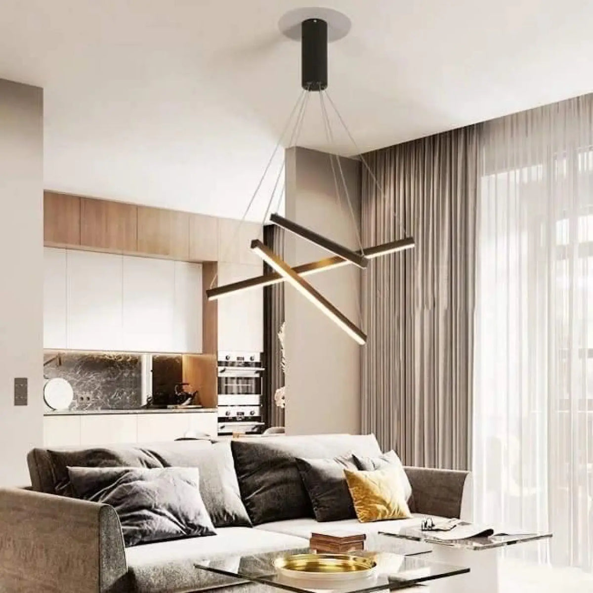 Suspension Escalier XXL pour Haut Plafond