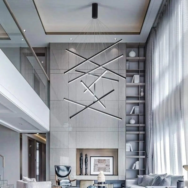Suspension Escalier XXL pour Haut Plafond