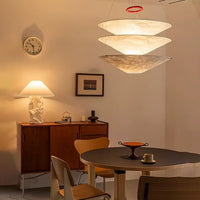 Lampe Suspendue avec Étagères Flottantes