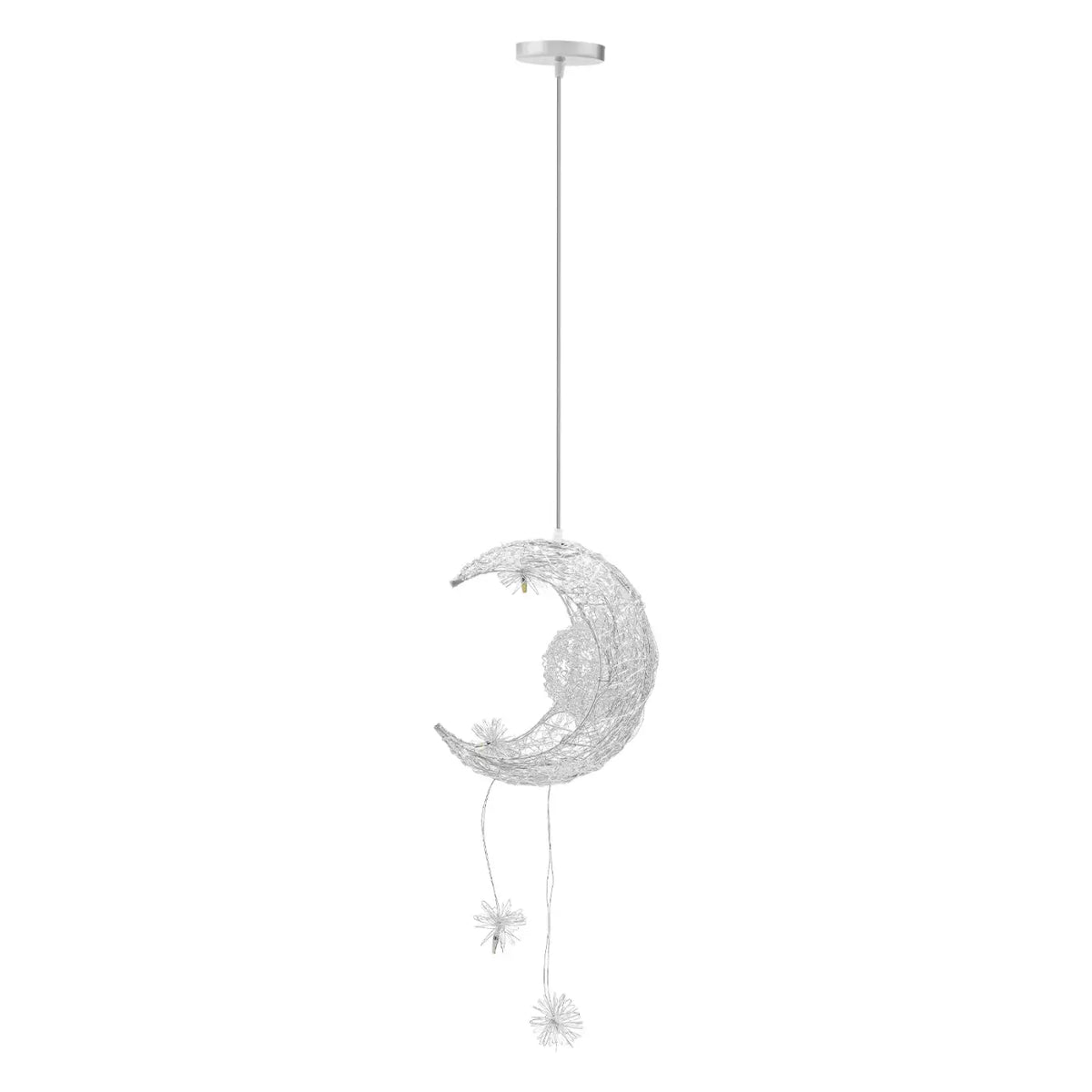 Lampe Suspendue Lune Étoilée pour Chambre