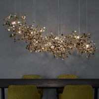 Lampe Suspendue Filaire Dorée Design