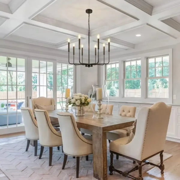 Suspension Chandelier Moderne en Laiton
