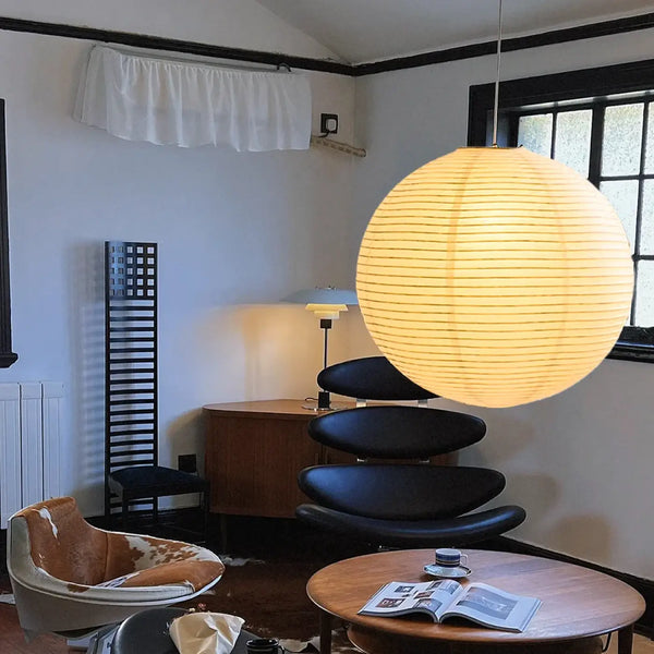 Lampe Suspendue Lanterne Japonaise Beige