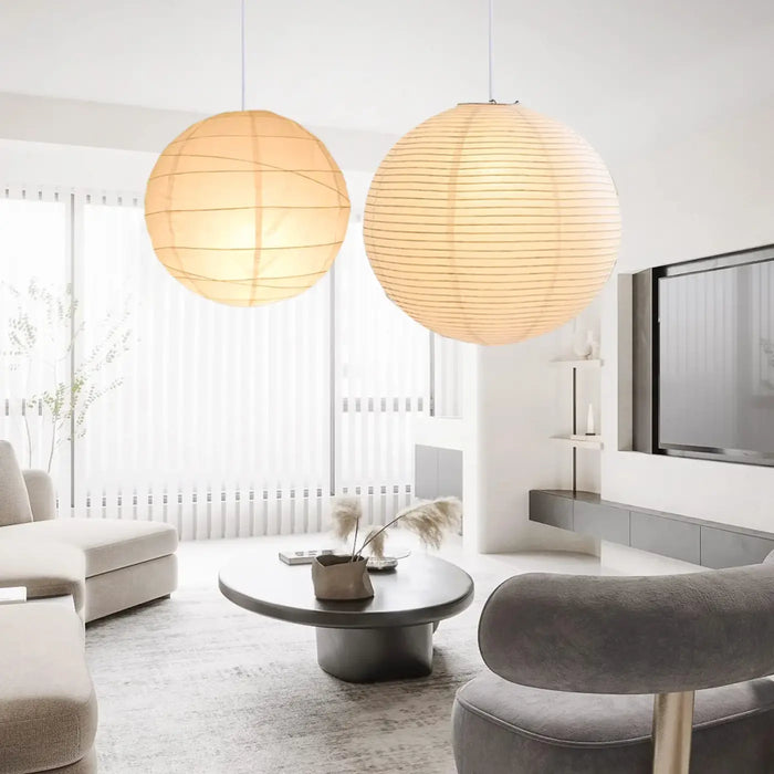 Lampe Suspendue Lanterne Japonaise Beige