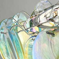 Lampe Suspendue Artistique en Verre Multicolore